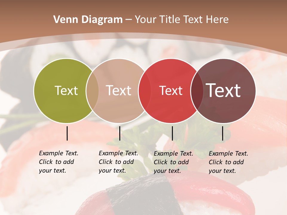 Smoked Sashimi Fish PowerPoint Template