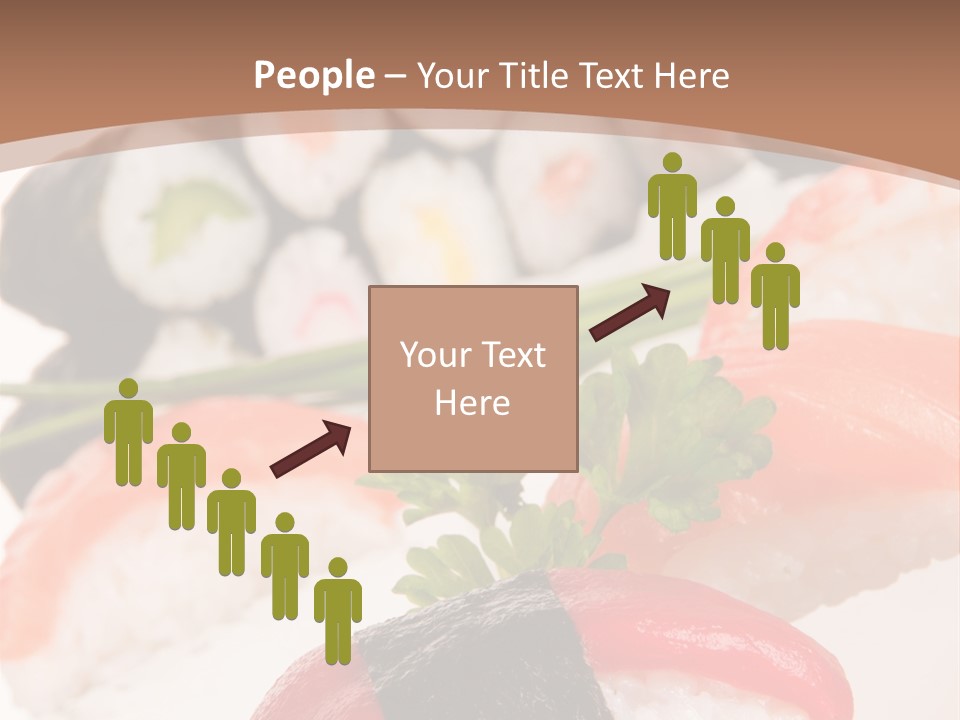 Smoked Sashimi Fish PowerPoint Template