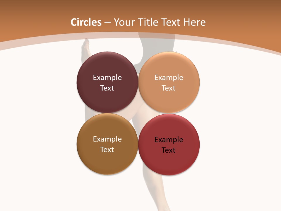 One Elegance Dancer PowerPoint Template