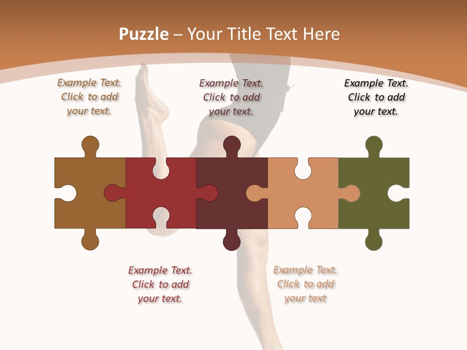 One Elegance Dancer PowerPoint Template