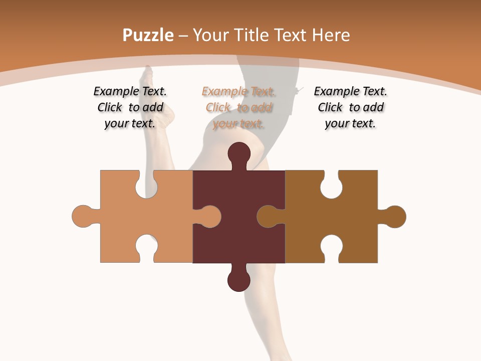 One Elegance Dancer PowerPoint Template