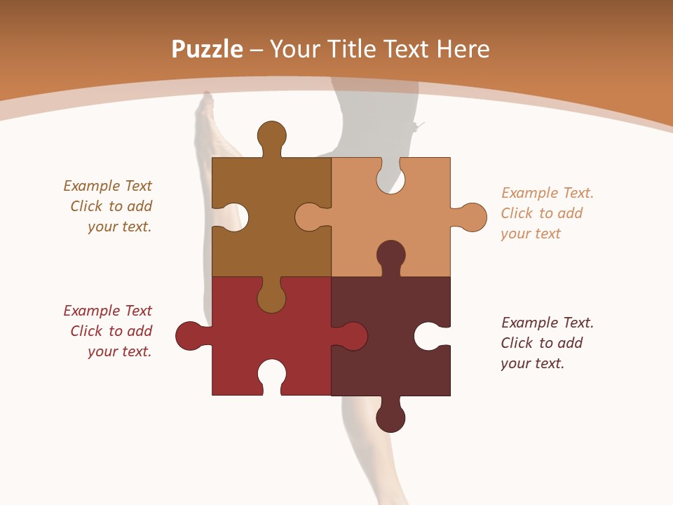 One Elegance Dancer PowerPoint Template