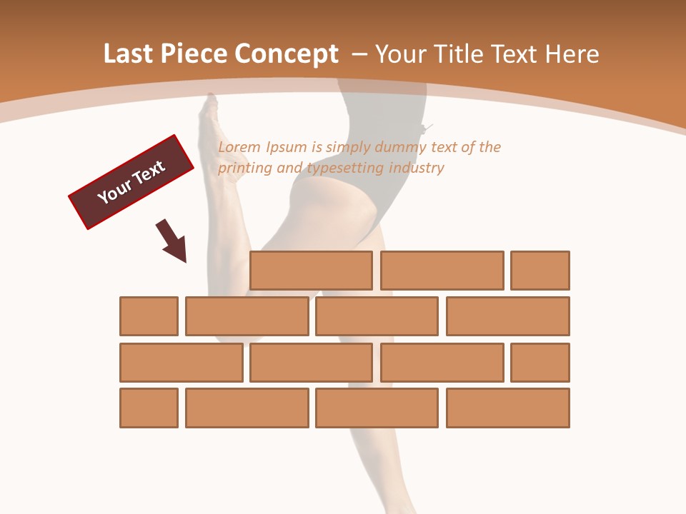 One Elegance Dancer PowerPoint Template