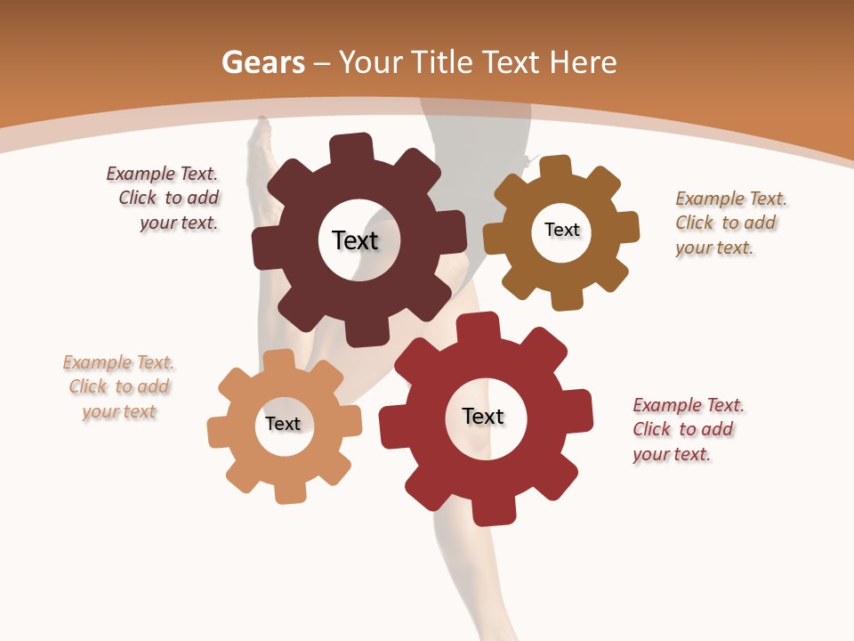 One Elegance Dancer PowerPoint Template