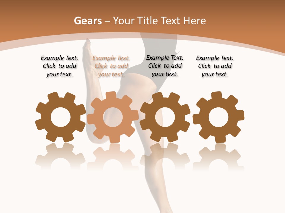 One Elegance Dancer PowerPoint Template