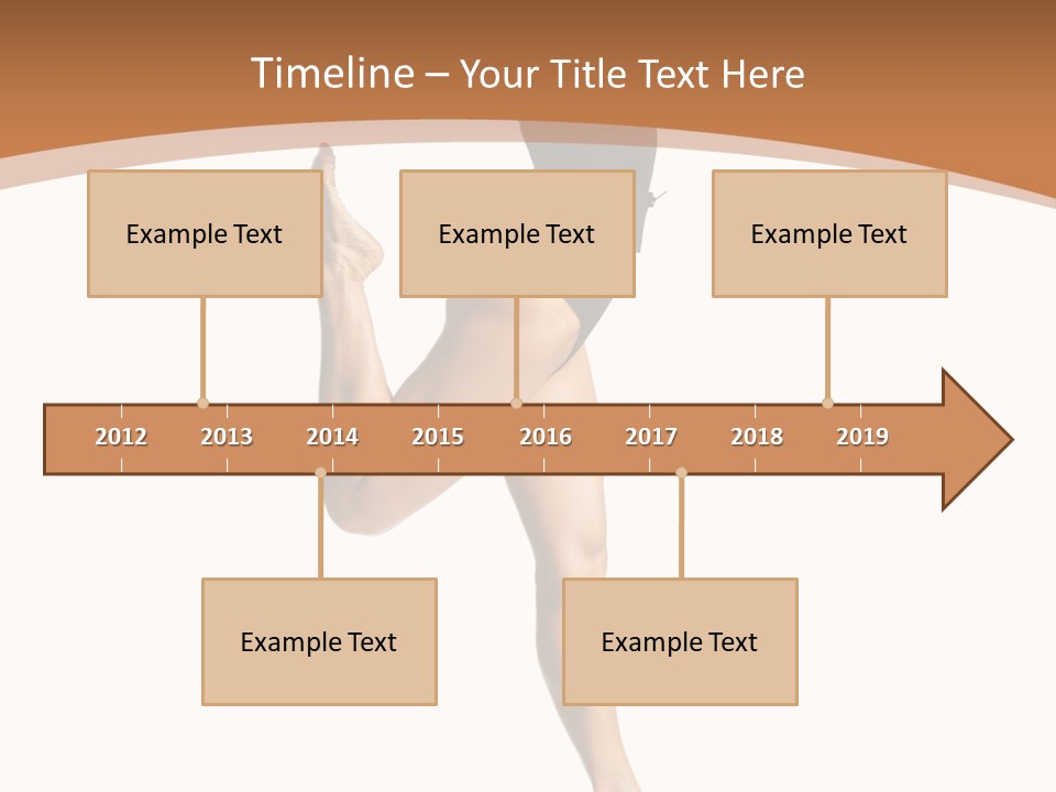 One Elegance Dancer PowerPoint Template