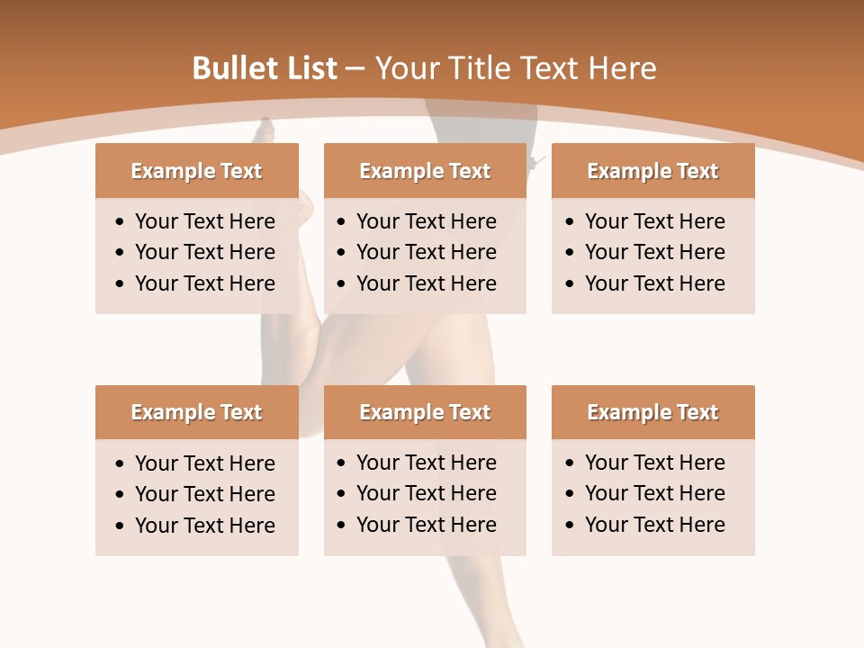 One Elegance Dancer PowerPoint Template