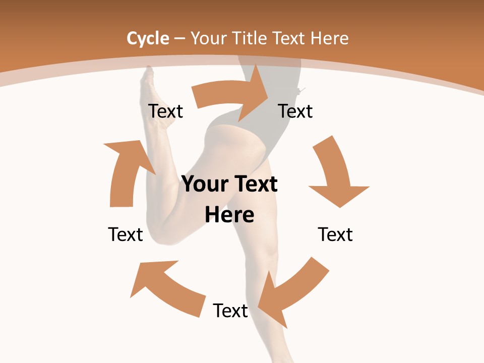 One Elegance Dancer PowerPoint Template