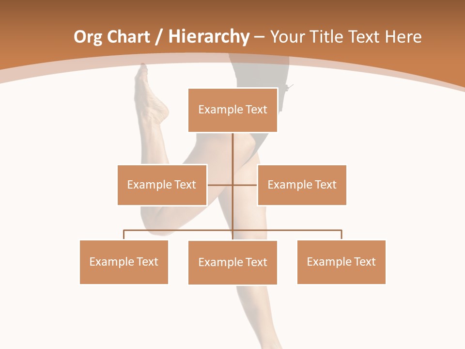 One Elegance Dancer PowerPoint Template