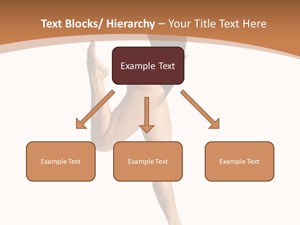 One Elegance Dancer PowerPoint Template