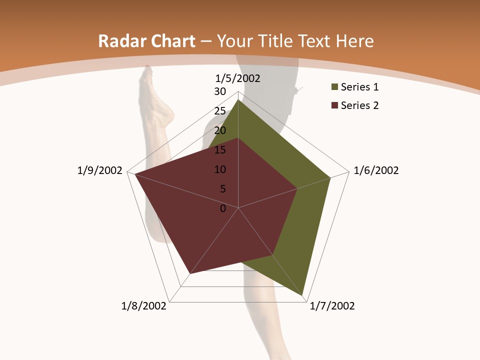 One Elegance Dancer PowerPoint Template