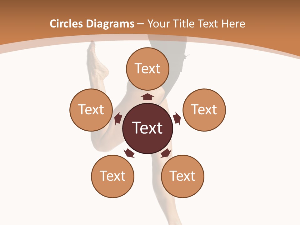 One Elegance Dancer PowerPoint Template