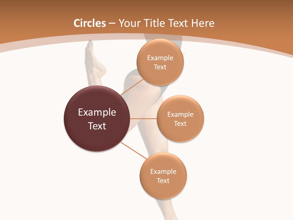 One Elegance Dancer PowerPoint Template