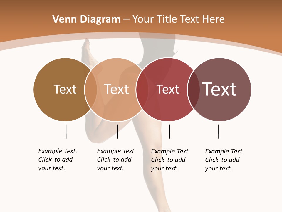 One Elegance Dancer PowerPoint Template