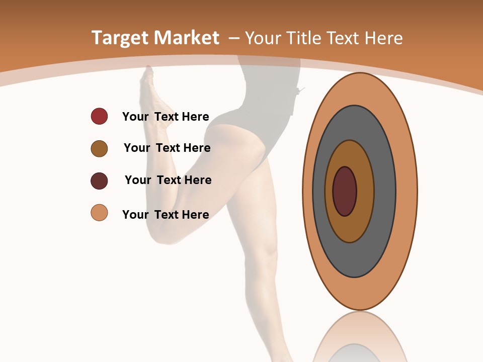 One Elegance Dancer PowerPoint Template