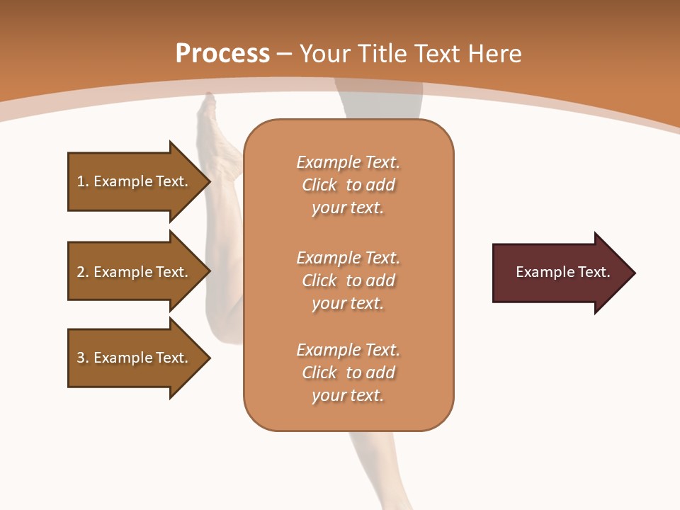 One Elegance Dancer PowerPoint Template