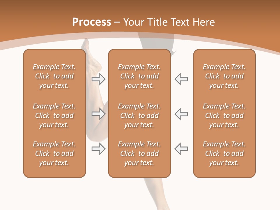 One Elegance Dancer PowerPoint Template