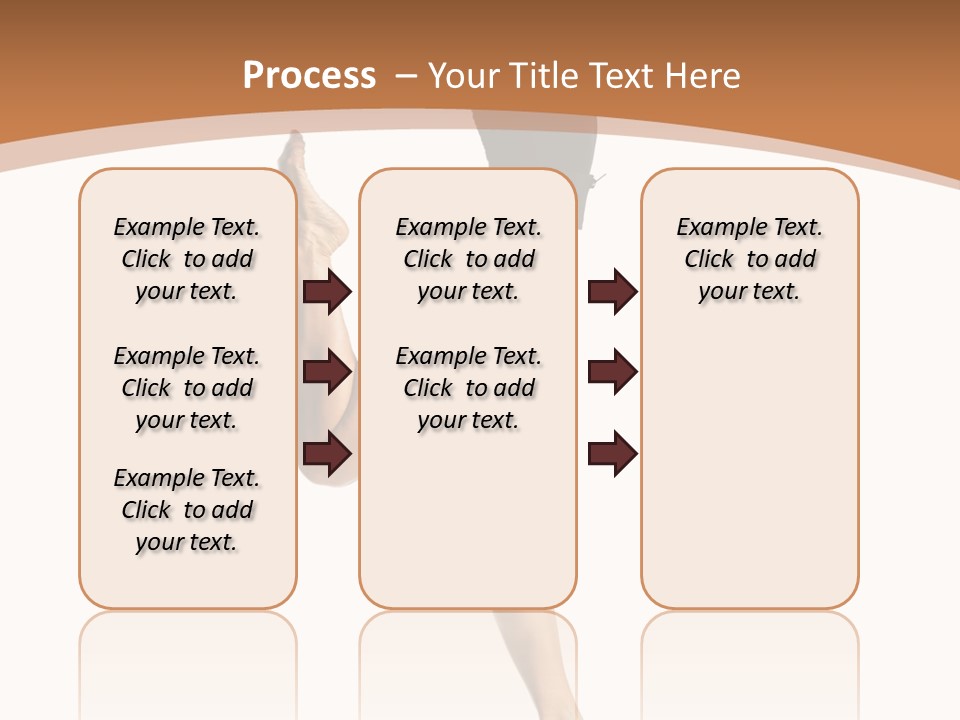 One Elegance Dancer PowerPoint Template