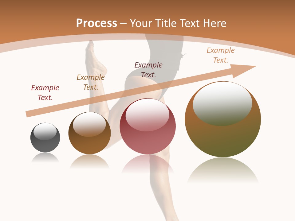 One Elegance Dancer PowerPoint Template