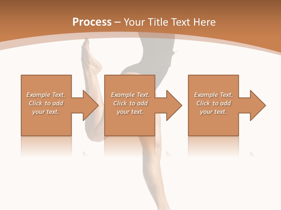 One Elegance Dancer PowerPoint Template