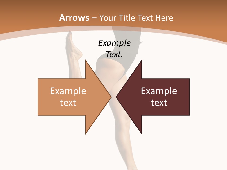 One Elegance Dancer PowerPoint Template