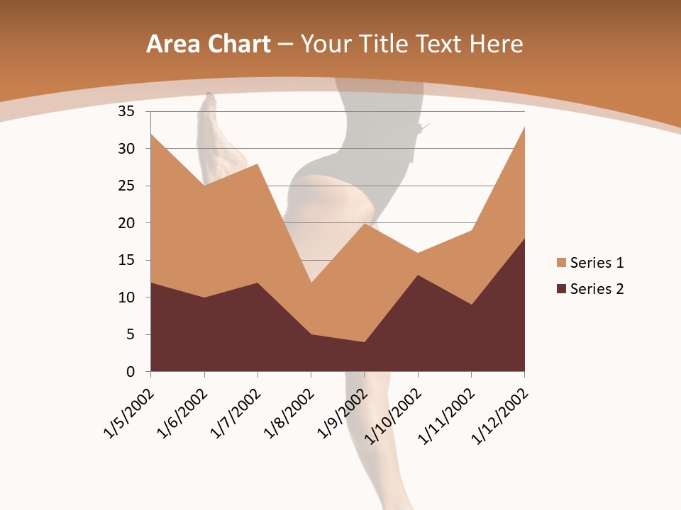 One Elegance Dancer PowerPoint Template