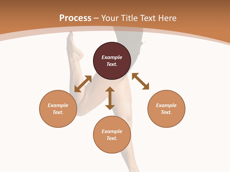 One Elegance Dancer PowerPoint Template