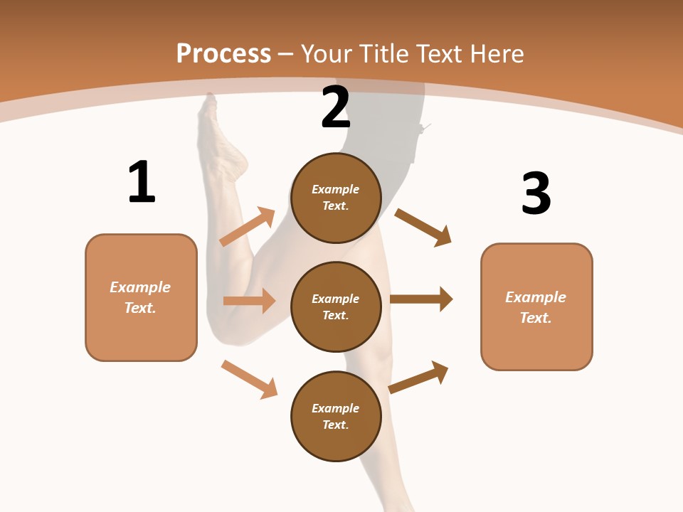 One Elegance Dancer PowerPoint Template