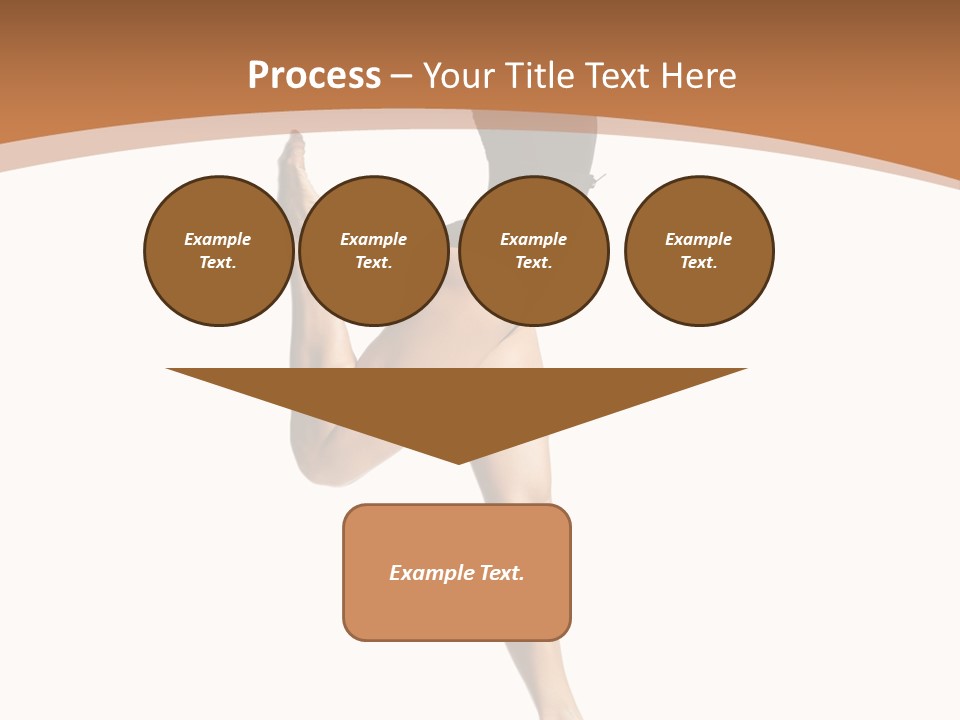 One Elegance Dancer PowerPoint Template