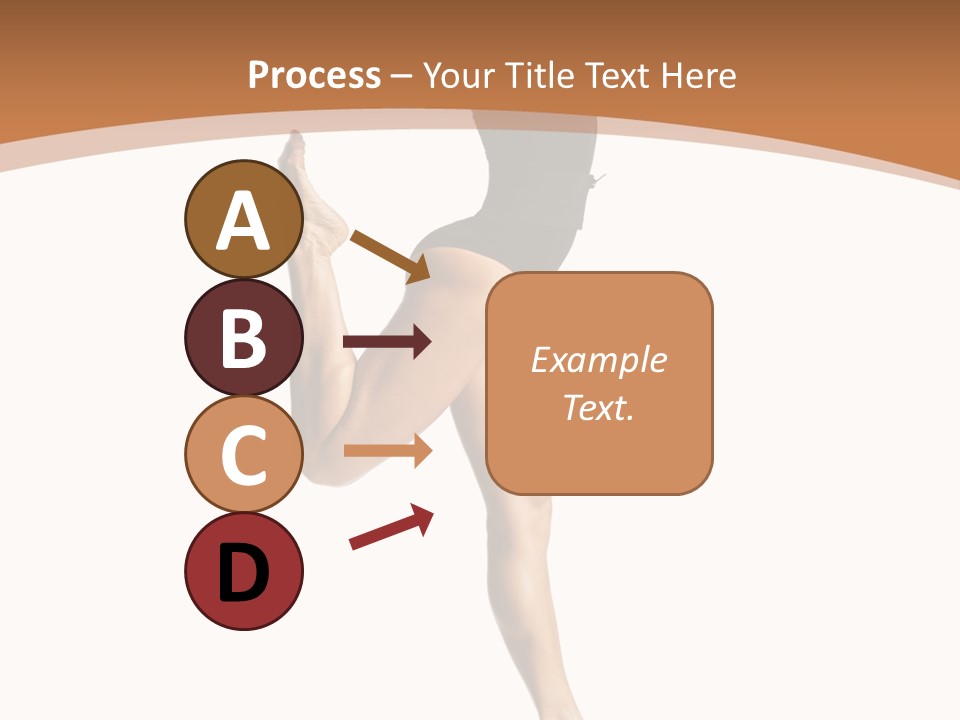 One Elegance Dancer PowerPoint Template