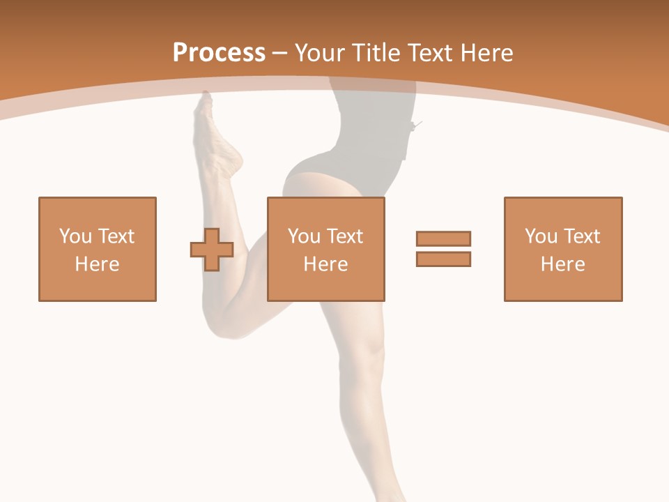 One Elegance Dancer PowerPoint Template