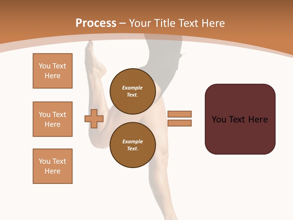 One Elegance Dancer PowerPoint Template