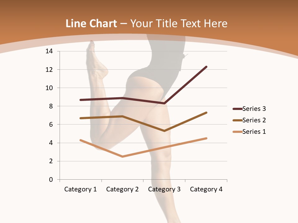 One Elegance Dancer PowerPoint Template