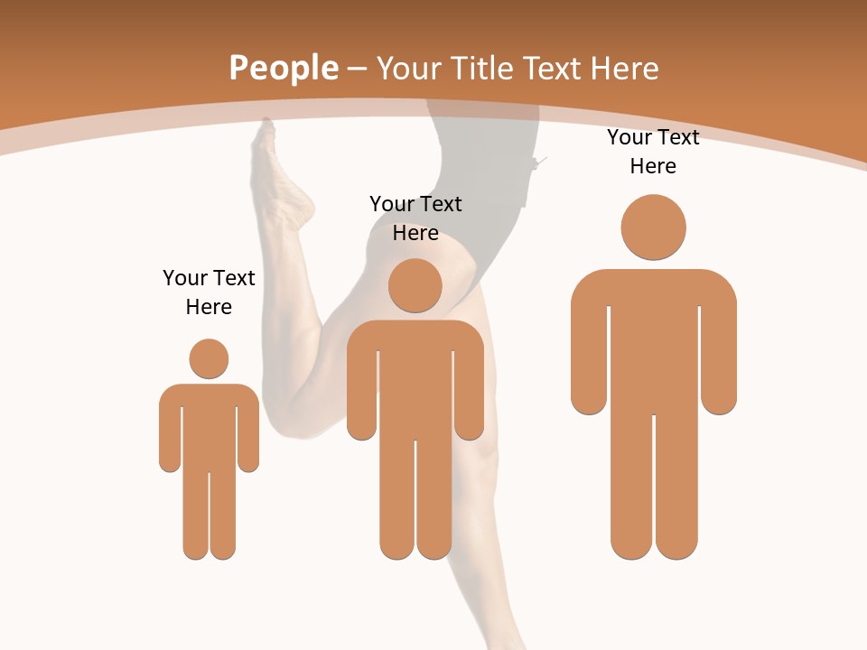 One Elegance Dancer PowerPoint Template