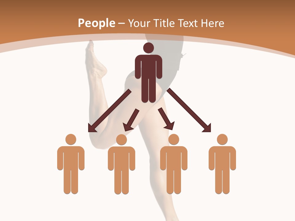 One Elegance Dancer PowerPoint Template