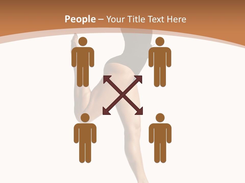 One Elegance Dancer PowerPoint Template