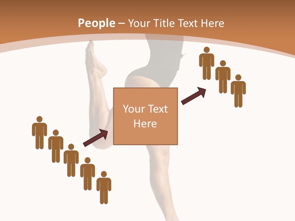 One Elegance Dancer PowerPoint Template