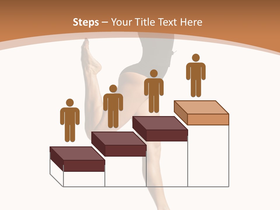 One Elegance Dancer PowerPoint Template