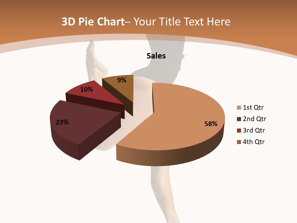 One Elegance Dancer PowerPoint Template