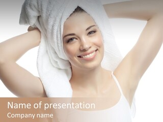 Spa Woman Natural PowerPoint Template