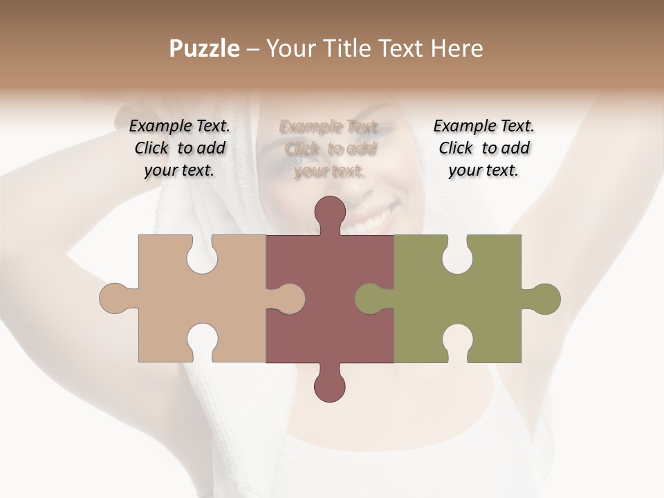 Spa Woman Natural PowerPoint Template