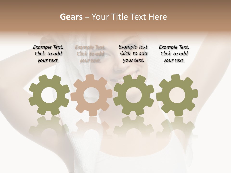 Spa Woman Natural PowerPoint Template