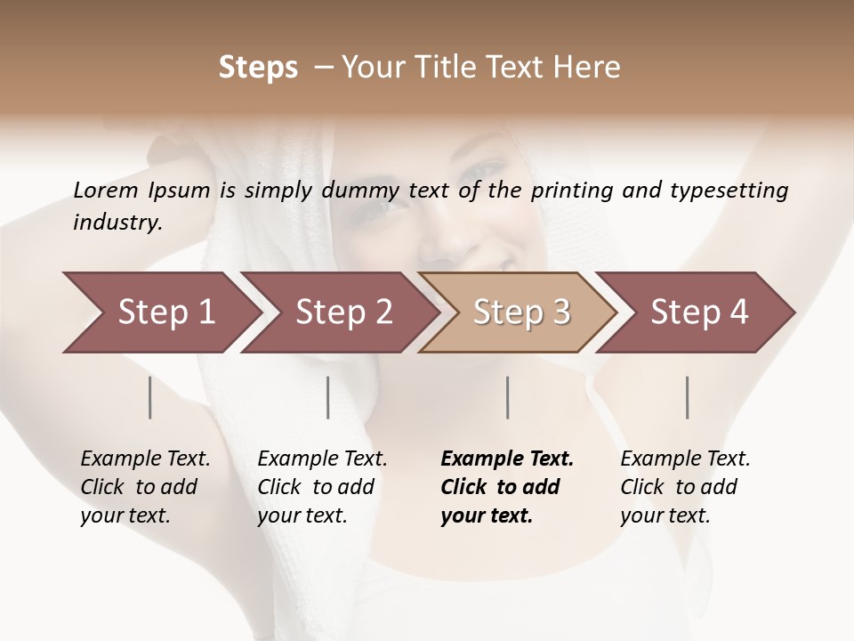 Spa Woman Natural PowerPoint Template