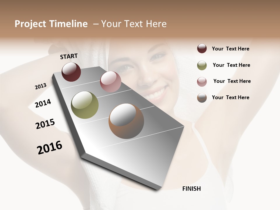 Spa Woman Natural PowerPoint Template