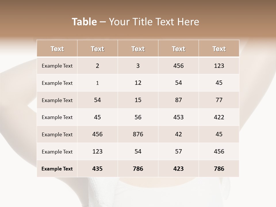 Spa Woman Natural PowerPoint Template