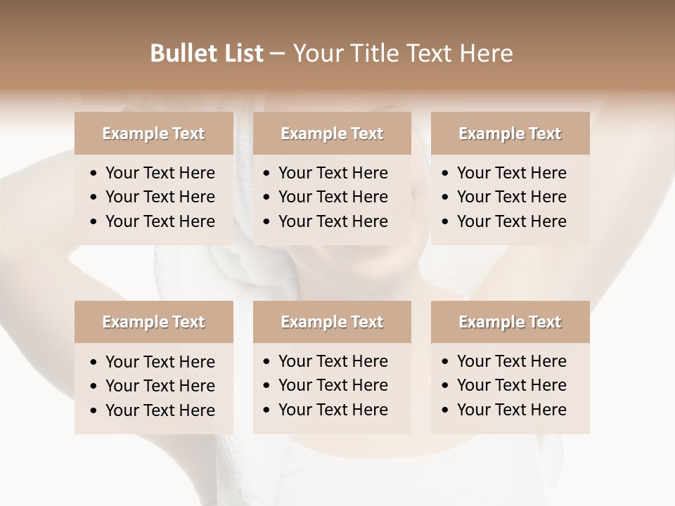 Spa Woman Natural PowerPoint Template