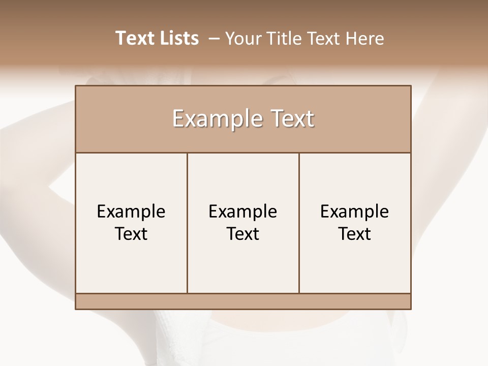 Spa Woman Natural PowerPoint Template