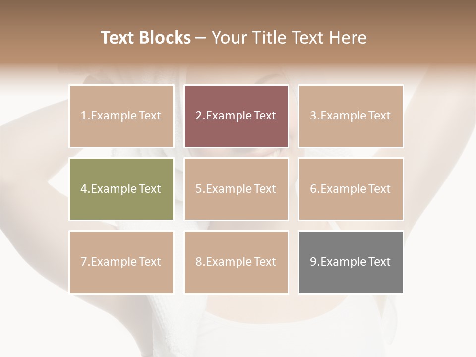 Spa Woman Natural PowerPoint Template