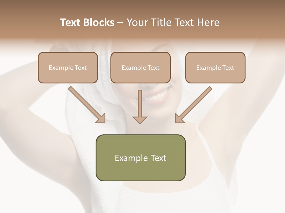 Spa Woman Natural PowerPoint Template