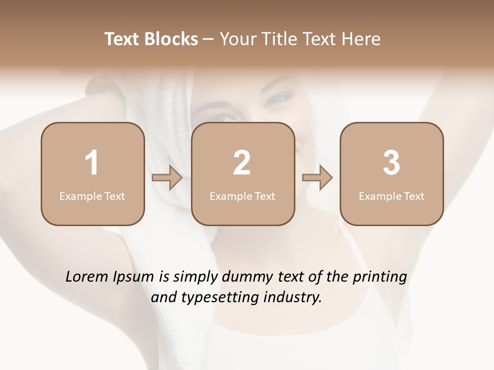 Spa Woman Natural PowerPoint Template